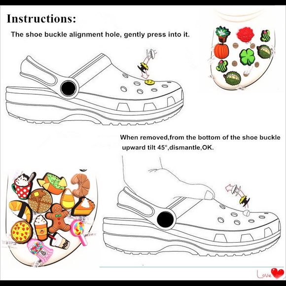 Crocs Charms Gold Diamonds and Pearls Set - Picture 4 of 5